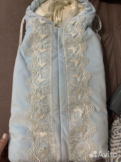 Конверт на выписку для мальчика весна осень