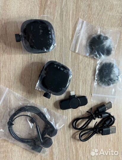 Микрофон беспроводной петличка 2шт Type-C + iPhone
