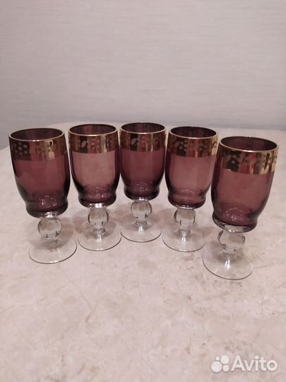 Рюмки.Чехия.Хрусталь Богемия. Отличный подарок