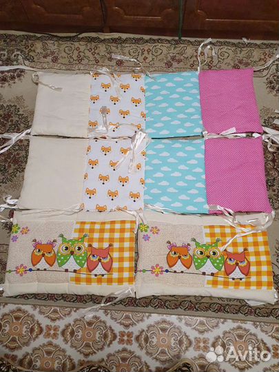 Бортики в кроватку