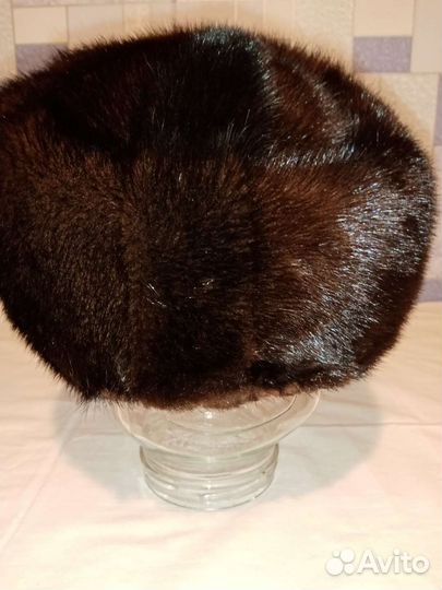 Шапка норковая женская 58 размер