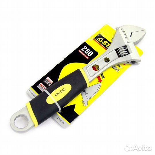 Ключ разводной Chromax, 250 / 30 мм, stayer (2726