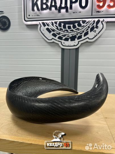 Защита резонатора 2T KTM yami customs