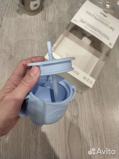 Непроливайка, поильник, силиконовый воротник