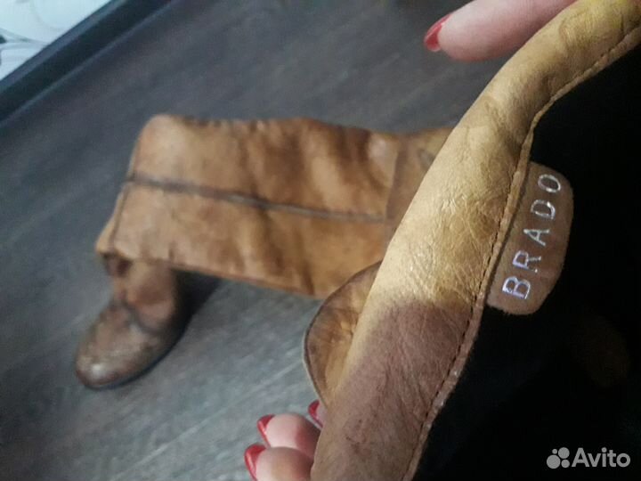 Демисезонные ботфорты brado