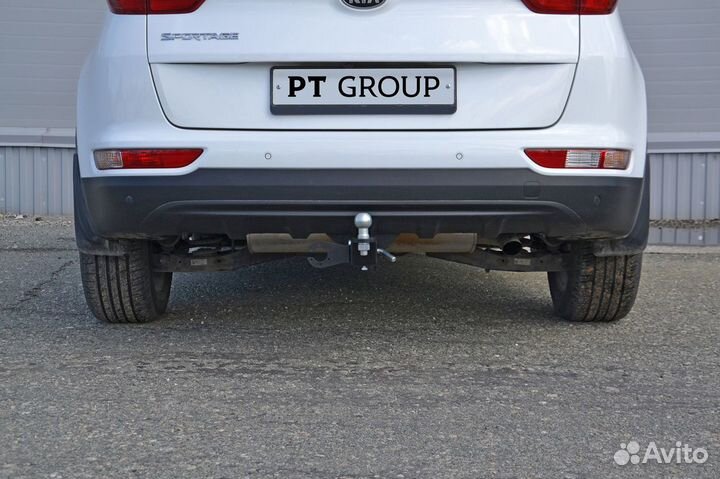 Фаркоп KIA Sportage 2L 2016 - съемный квадрат
