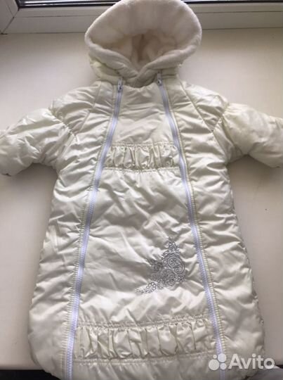 Демисезонный конверт-комбинезон