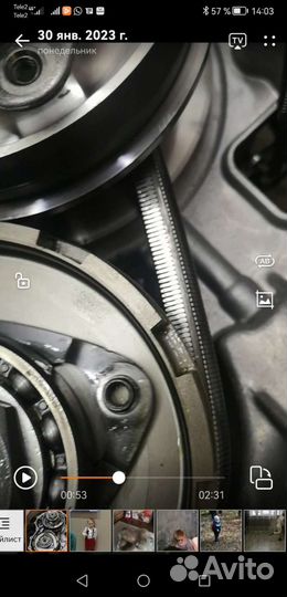 Коробка вариатор на запчасти Мицубиси Лансер 10