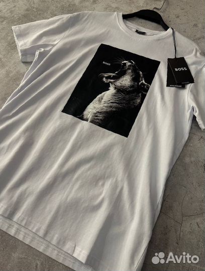 Футболка Hugo Boss пантера мужская