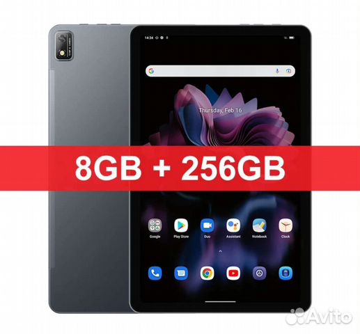 Игровой планшет Blackview Tab 16 8/256gb/LTE 4G