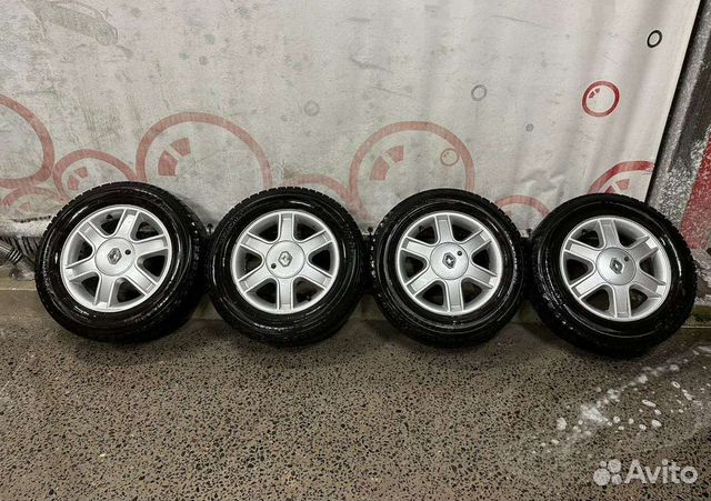 Оригинальные литые диски р 15 4 100 renault с рези купить в Туле | Авито