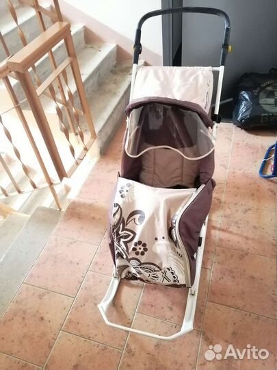 Коляска санки