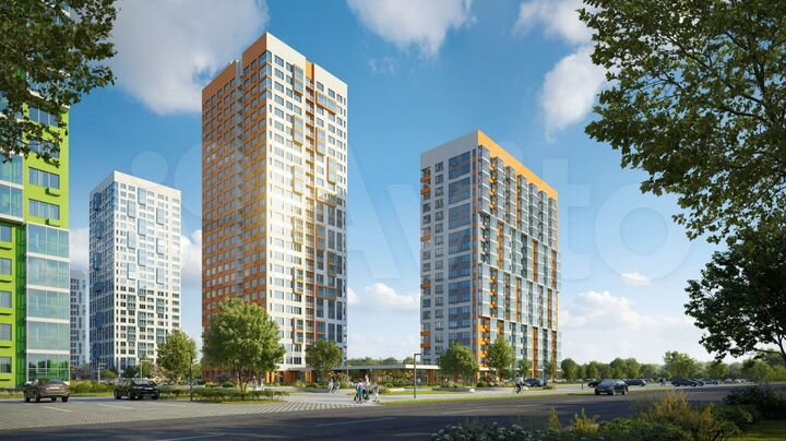 2-к. квартира, 62,5 м², 18/25 эт.