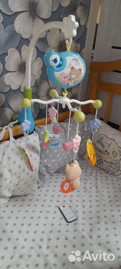 Музыкальная каруселька в краватку