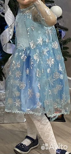 Костюм новогодний платье холодное сердце Эльза