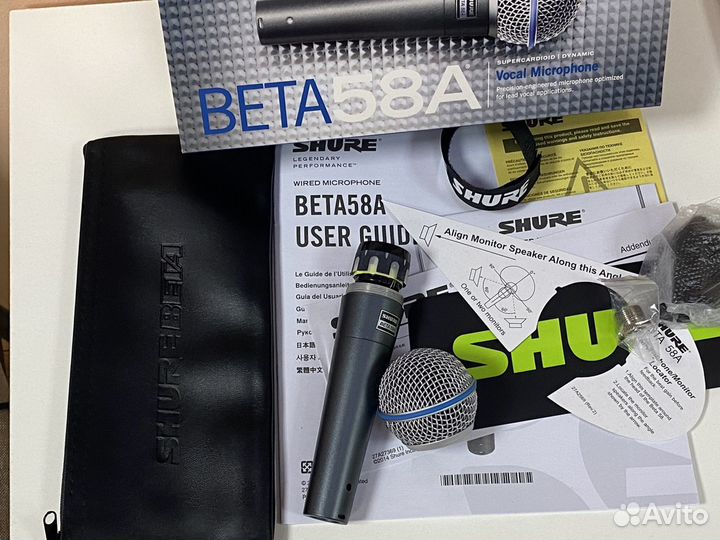 Микрофон shure beta 58a