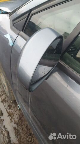 Боковое зеркало Ситроен С4 купе светло-серое