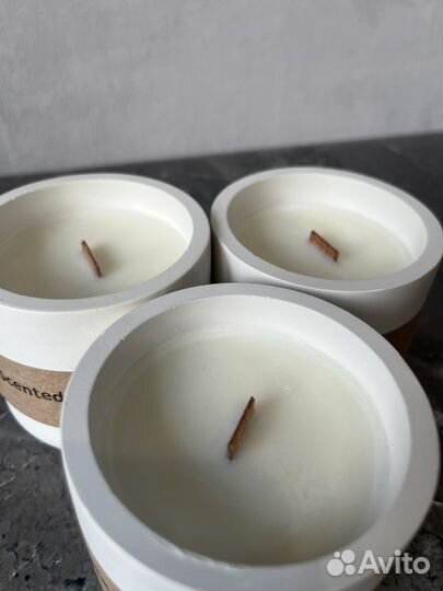 Ароматическая свеча ручной работы