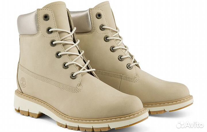 Timberland Lucia Wy 6 Inch Waterproof Boot 'Beige Dragonfly' Women's (36)