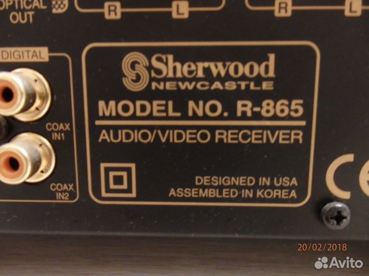 AV-ресивер Sherwood Newcastle R865 + колонки