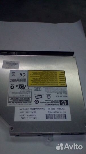 Dvd rw привод для ноутбука hp Dv2700