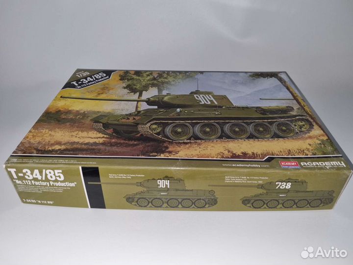 Сборная модель танка T-34/85 №112