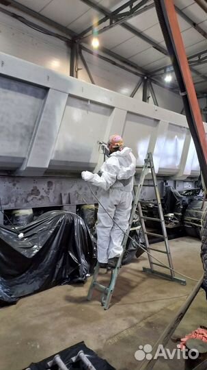 Покраска металла, бетона и пескоструйная очистка