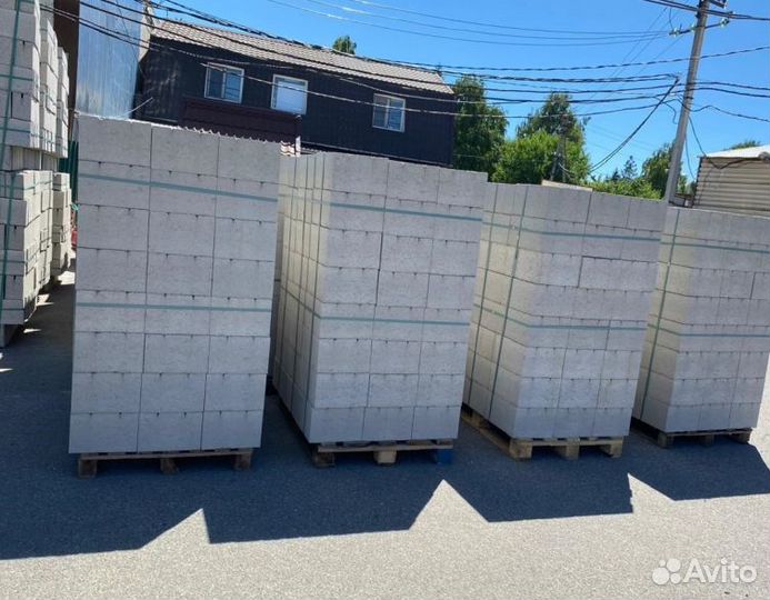 Пеплоблок М35 390х190х190