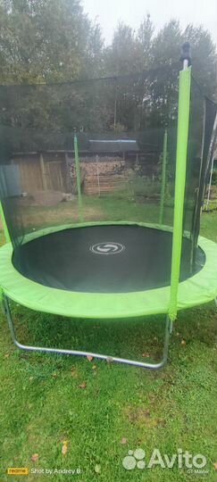 Детский батут с сеткой бу