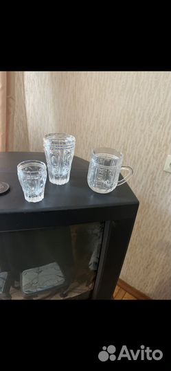 Рюмка, стаканы, кружки хрусталь