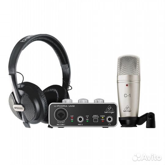 Комплект для звукозаписи Behringer U-Phoria Studio