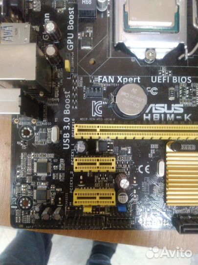 Материнская плата с процессором Asus h81m-k