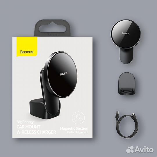 Baseus Big Energy Car Mount Wireless Charger