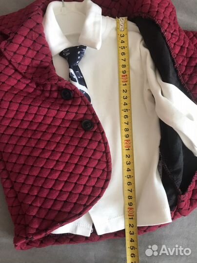 Пиджак с рубашкой для мальчика