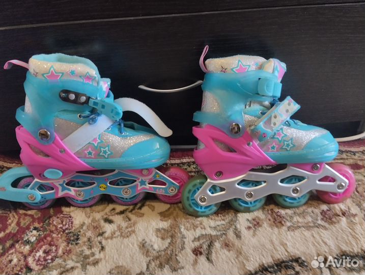 Роликовые коньки детские раздвижные