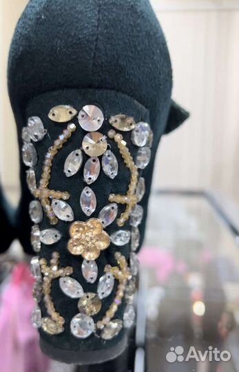 Туфли женские 39 40 замша