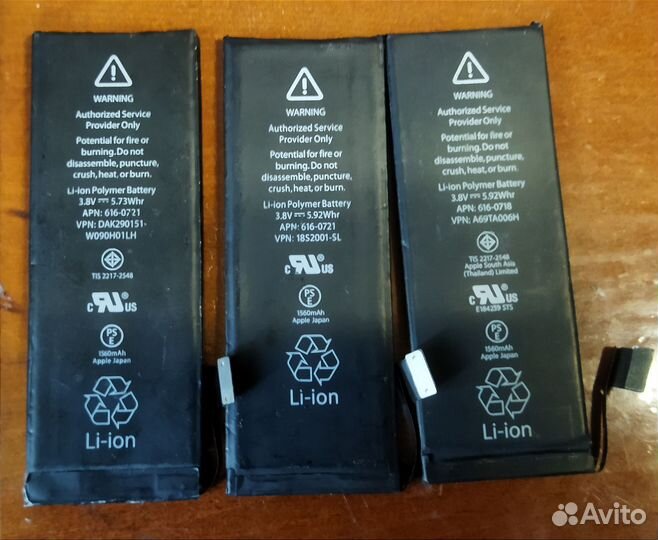 Аккумулятор/батарея на Apple 4 5s, 6s, 7