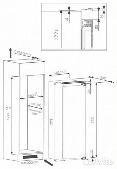 Холодильник kitchenaid kcbns 18602