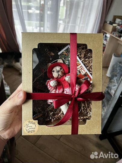 Ватные елочные игрушки