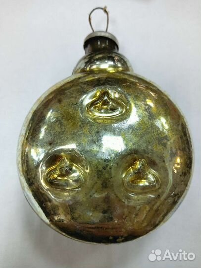 Ёлочная игрушка Часы Будильник СССР