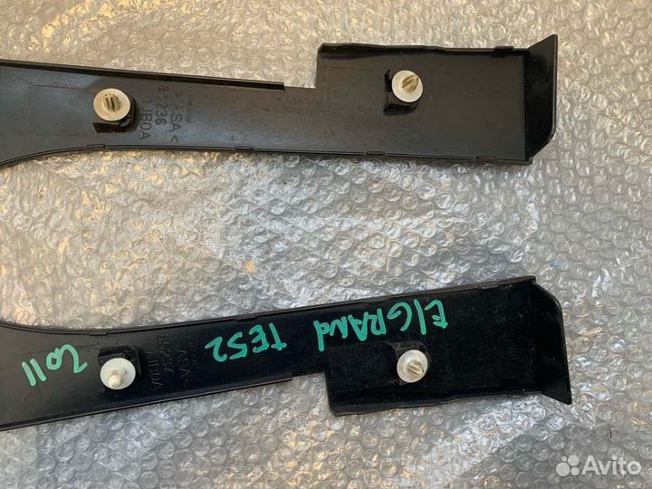 Накладка на бампер задняя Nissan Elgrand TE52 2011