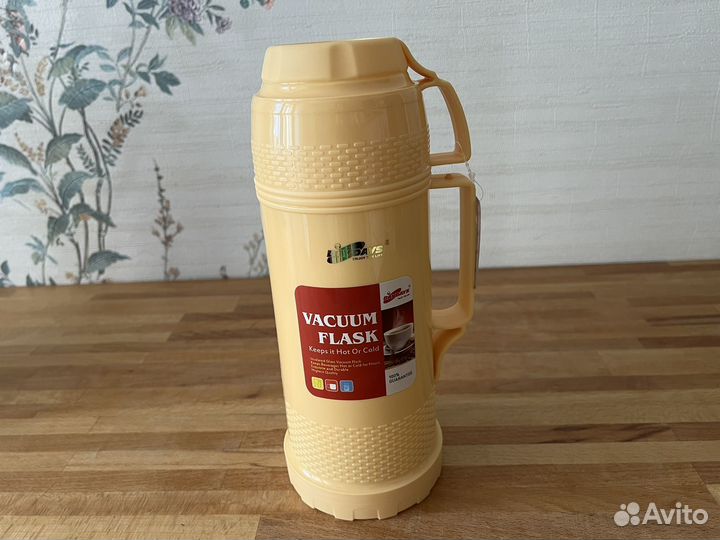 Термос со стеклянной колбой 1л 33691