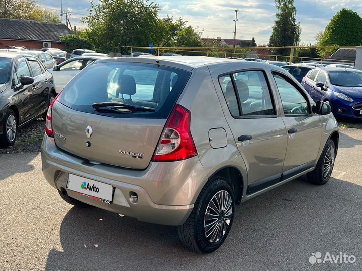 Renault Sandero 1.6 МТ, 2012, 138 000 км