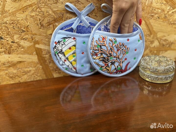 Прихватки для кухни, ручная работа