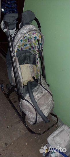 Коляска санки