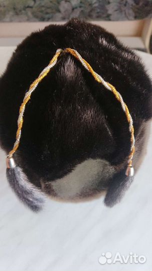 Зимний головной убор женский из нерпы 56-57 новый