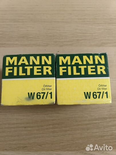 Фильтр масленный w67/1