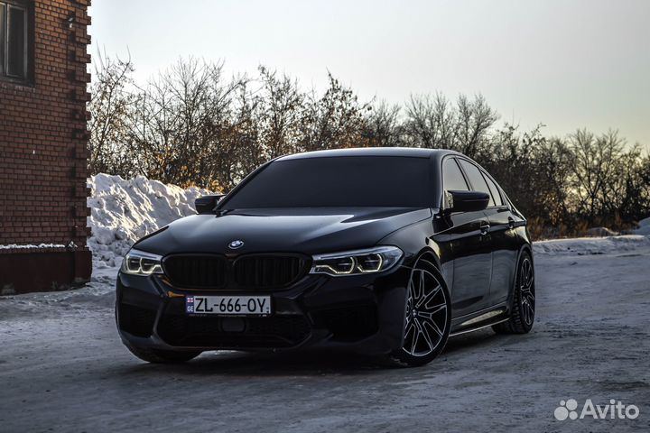 Фары и бампер в сборе нв BMW G30 M-look Оригинал