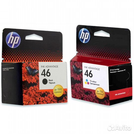 Картриджи HP 46 CZ637AE, CZ638AE (оригиналы)