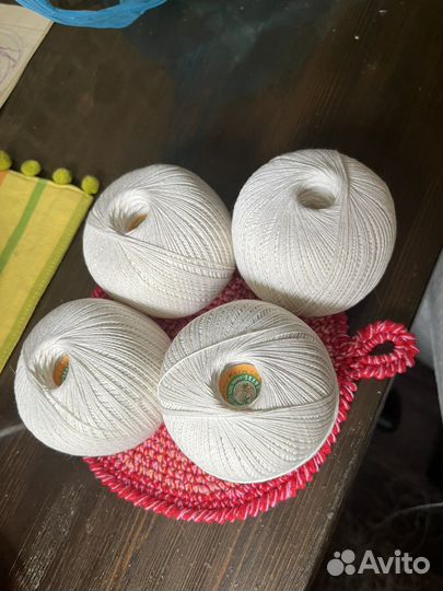 Нитки для вязания хлопок лилия